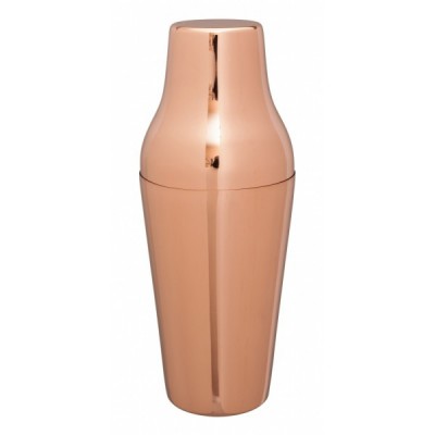 2 Piece French Shaker Copper Plated 600ml 