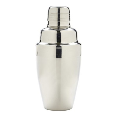 3 Piece Cocktail Shaker Stainless Steel 350ml 