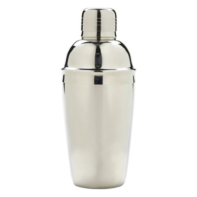 3 Piece Cocktail Shaker Stainless Steel 500ml 